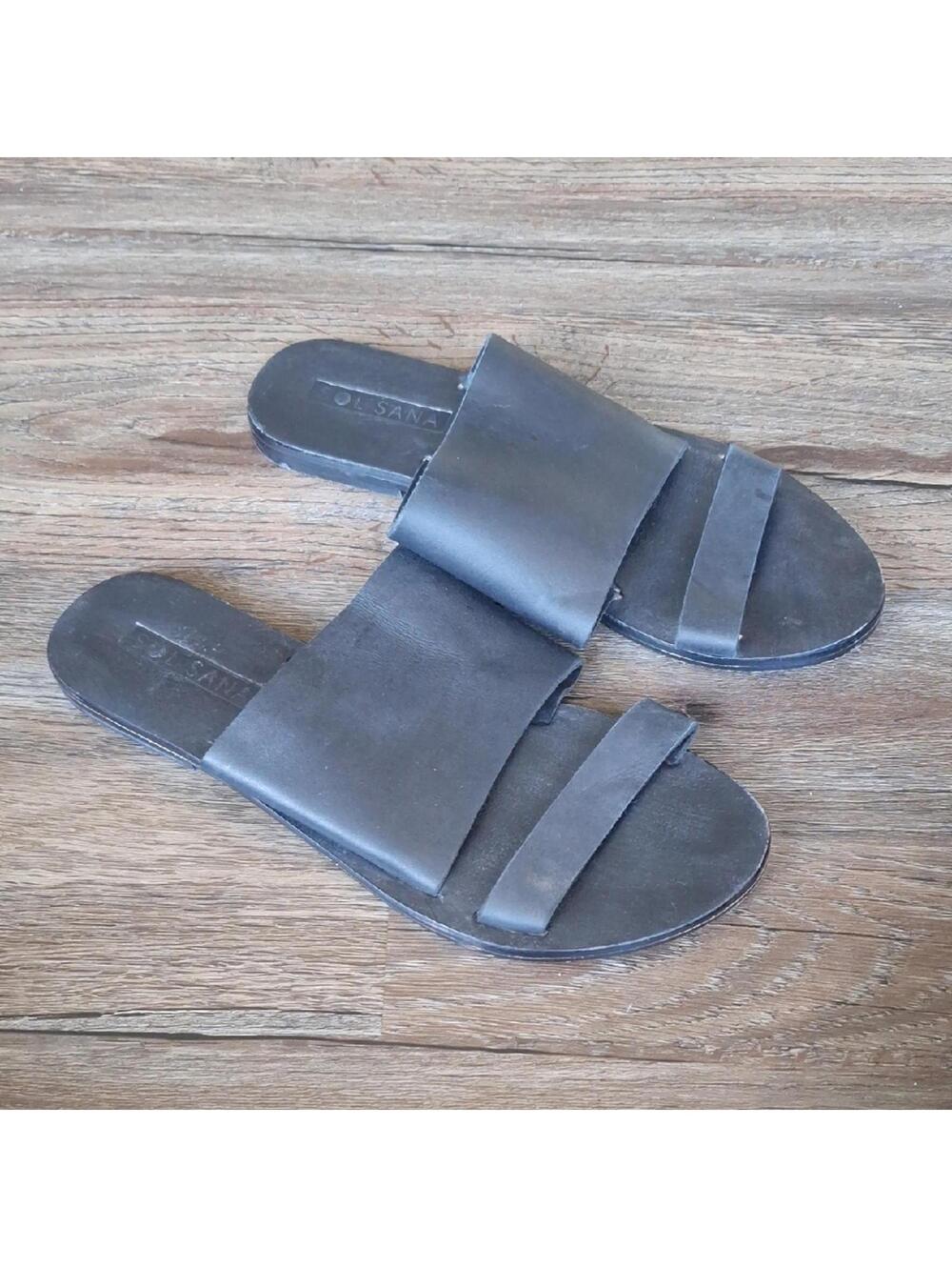 Sol Sana Black Sandal Size 7.5